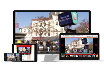 Multi-supports : PC, Mac, smartphones, tablettes, TV connectées, ChromeCast...