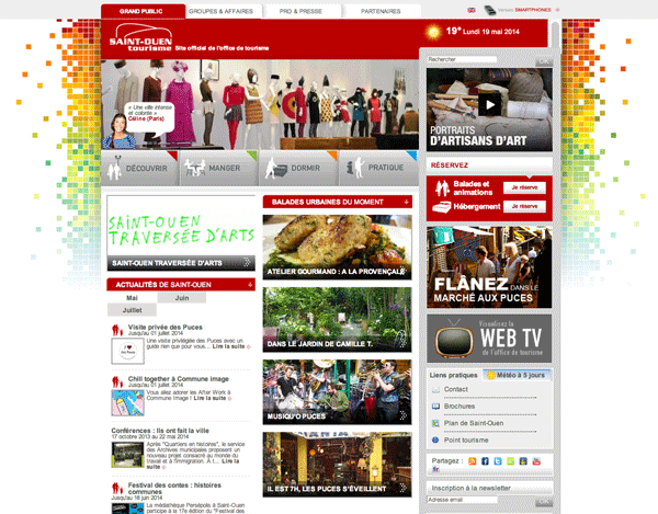 Site de l'office de tourisme de Saint-Ouen